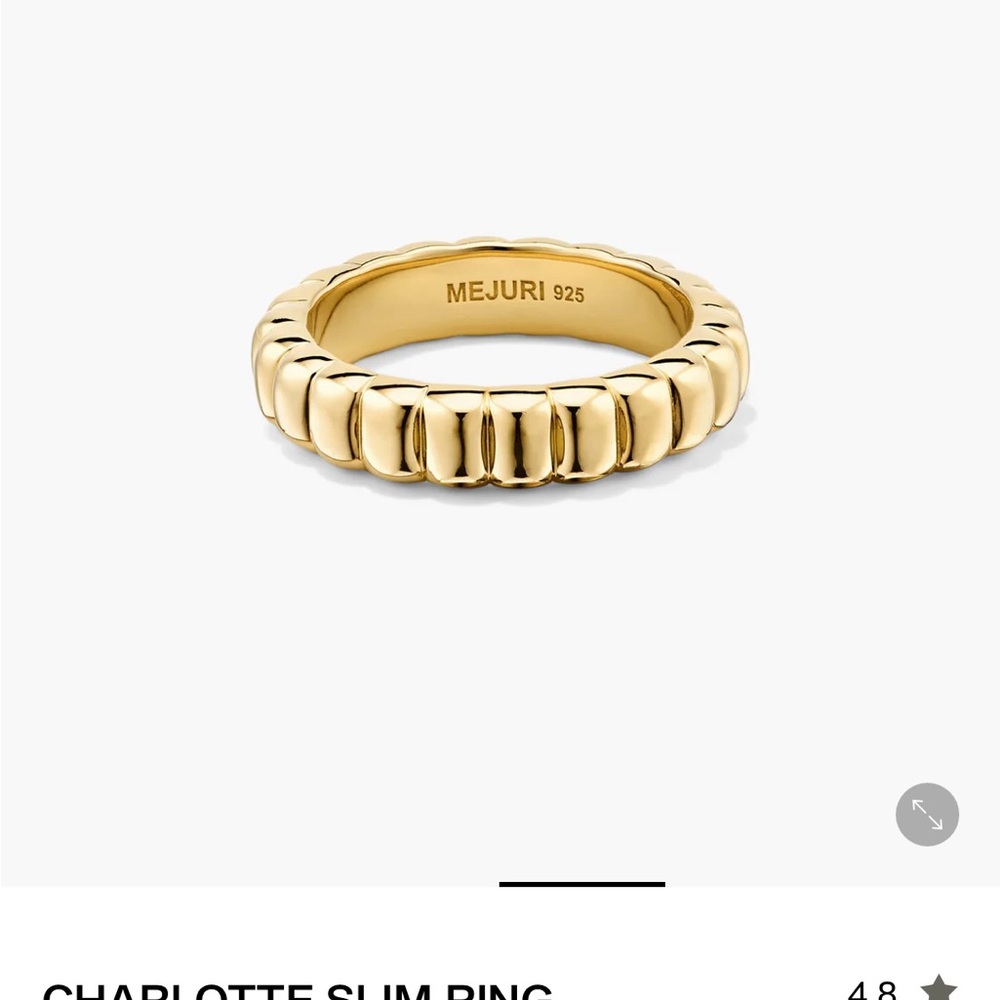 Mejuri Charlotte slim ring size 6
